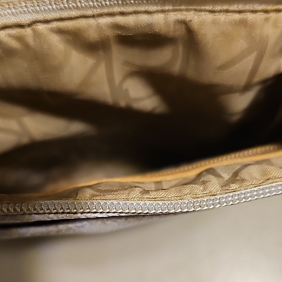 Calvin Klein White Monogram Crossbody Bag - Picture 3 of 5